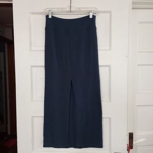 Wilfred Free Navy Midi Skirt
